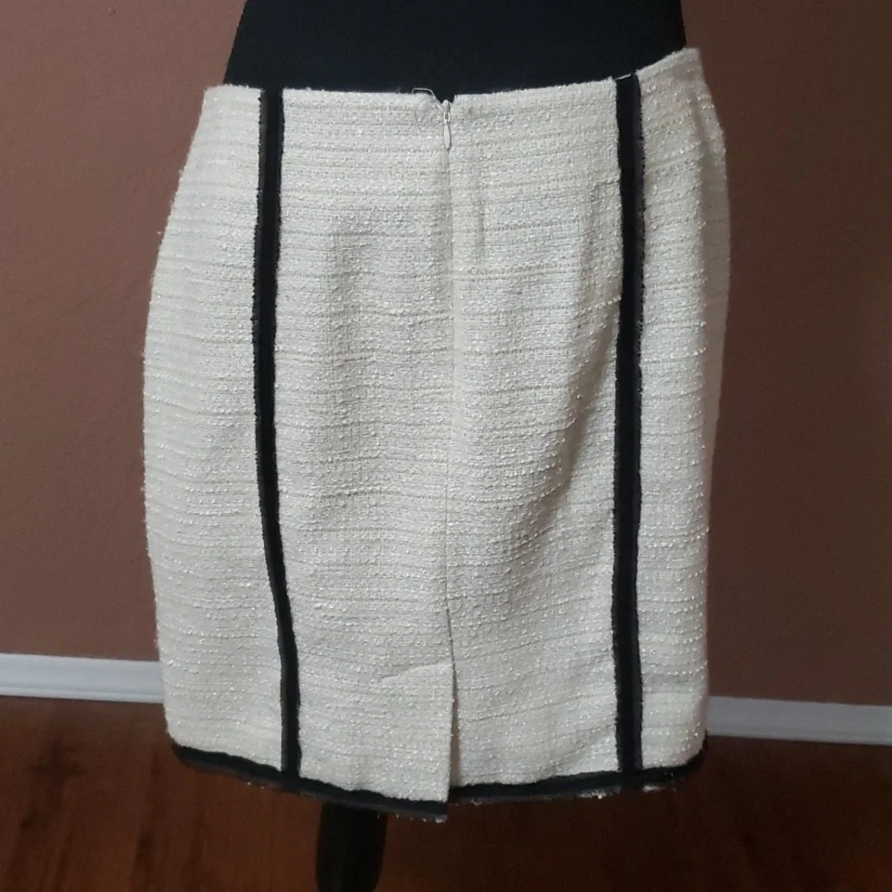 Cass Guy Women's Woven Mini Skirt White Size 12